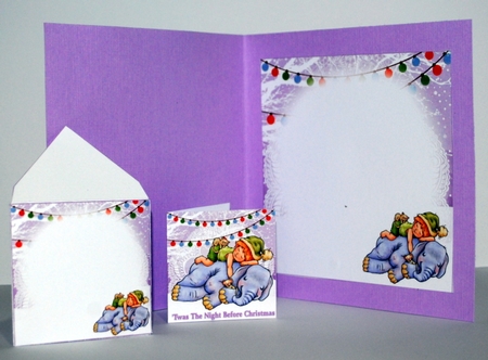 8x8 Twas the night before Christmas mini kit by Kristina Norbat