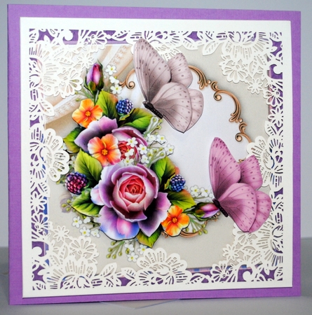 Gentle Butterfly & Roses Mini Kit by Kristina Norbat