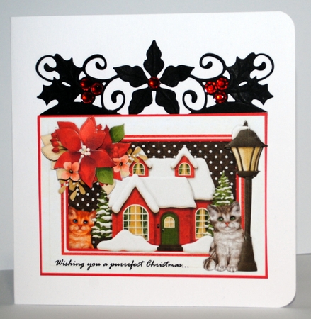 Topper Christmas cat by Kristina Norbat