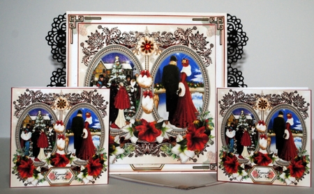 Art Deco Christmas Mini Page Kit by Kristina Norbat
