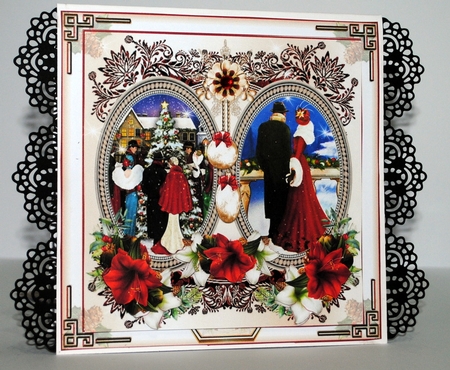 Art Deco Christmas Mini Page Kit by Kristina Norbat