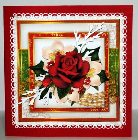 The Christmas Rose  Mini Kit by Kristina Norbat