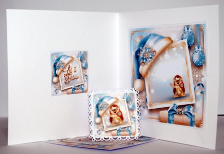 Christmas Winter with Cute Hedgehog Mini Kit by Kristina Norbat