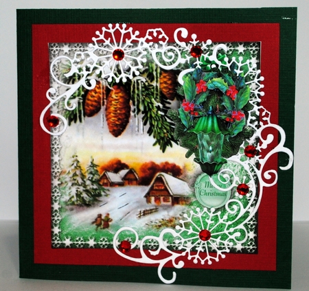 Christmas Lantern - Emerald by Kristina Norbat