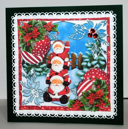 Funny Santas Mini Kit by Kristina Norbat