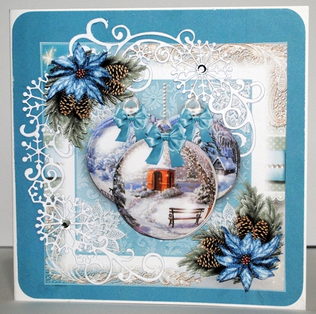 The Winter Bench Bauble Scene by Kristina Norbat