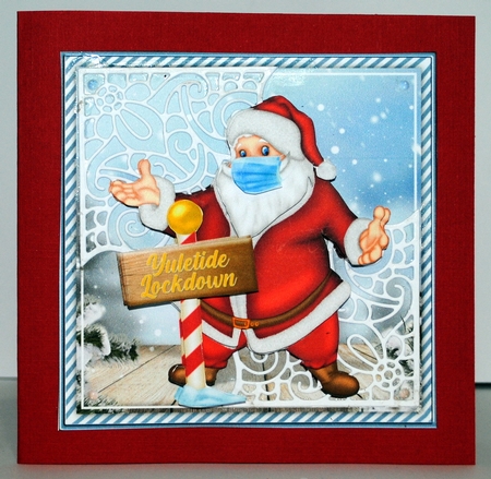 Merry Chris mask by Kristina Norbat