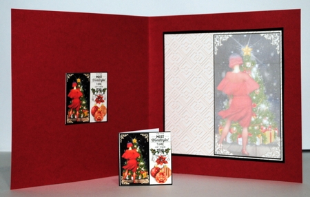 Deco Christmas The Red Dress by Kristina Norbat