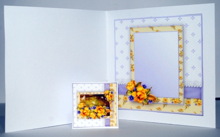 Sunshine Roses - Decoupage Card Mini Kit by Kristina Norbat