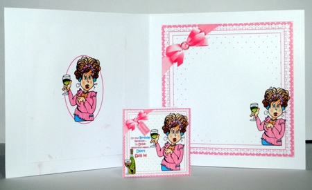 8x8 Sue drinks responsibly mini kit by Kristina Norbat