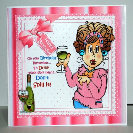 8x8 Sue drinks responsibly mini kit by Kristina Norbat
