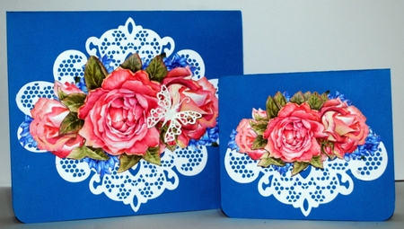CU Bright Roses & Bluebells by Kristina Norbat