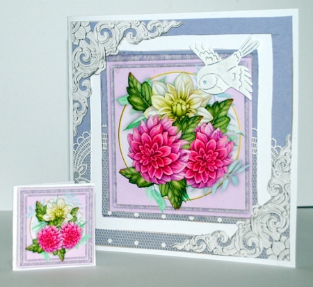 Beautiful  Lilac Chrysanthemums by Kristina Norbat