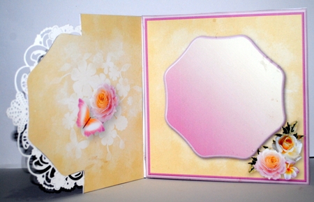 Mixed Pastel Posy - Offset Octagon Card Mini Kit by Kristina Norbat