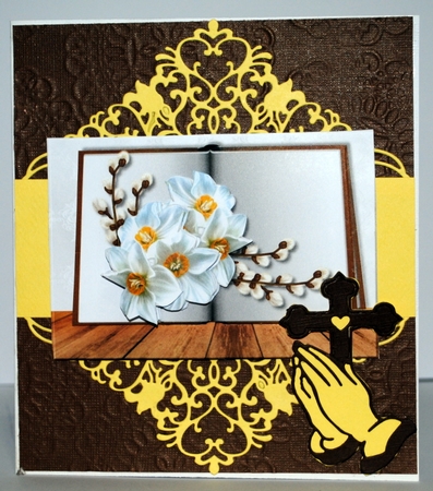  Sympathy Daffodils Book Mini Kit by Kristina Norbat
