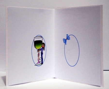 A glass of wine a day insert by Kristina Norbat