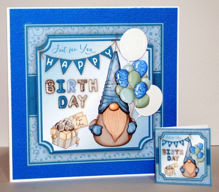 Birthday Balloon Gnome Mini Kit by Kristina Norbat