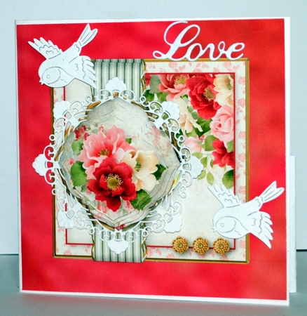 Vintage Posy - Border Card Mini Kit by Kristina Norbat