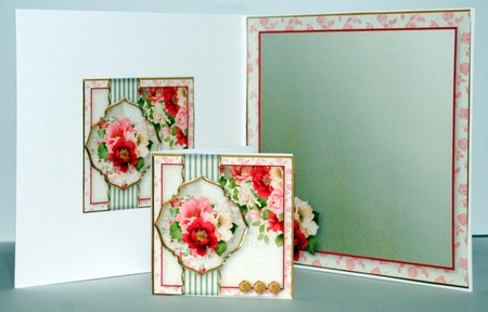 Vintage Posy - Border Card Mini Kit by Kristina Norbat