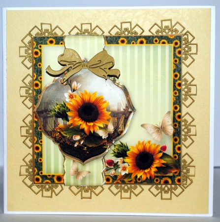 Sunflowers - Border Card Mini Kit by Kristina Norbat
