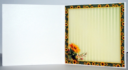 Sunflowers - Border Card Mini Kit by Kristina Norbat