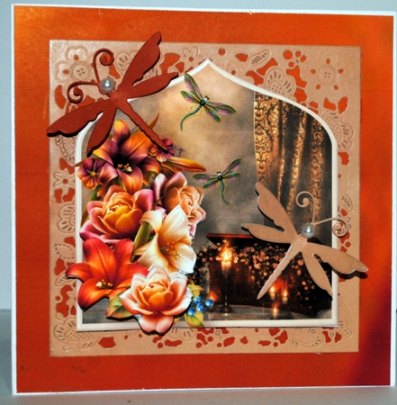 Treasure Chest - Decoupage Card Mini Kit by Kristina Norbat