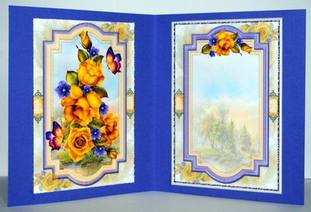 Yellow Rose Bouquet Mini Page Kit  by Kristina Norbat