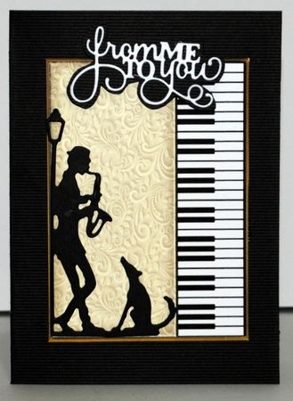 CU Piano A5 Card toppers by Kristina Norbat