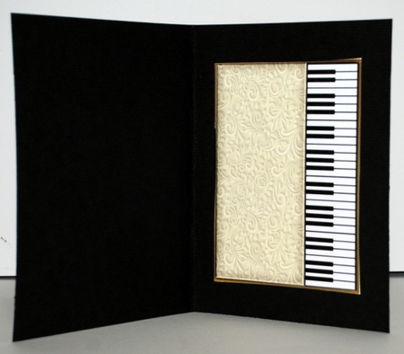 CU Piano A5 Card toppers by Kristina Norbat