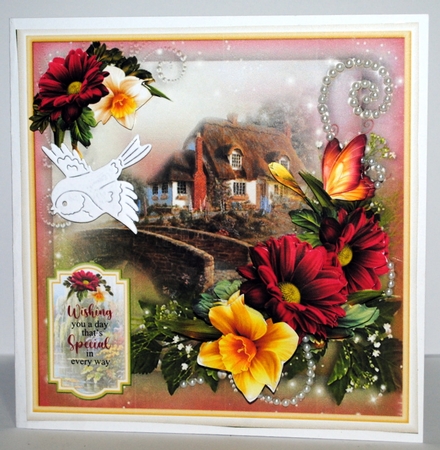 Spring Bouquet Mini Page Kit  by Kristina Norbat