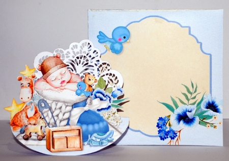 Bootie-ful Baby #2 Rocker Card Kit by Kristina Norbat