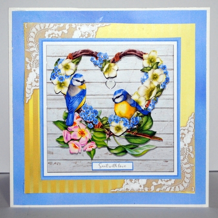 BLUE TIT HEART MINI KIT by Kristina Norbat