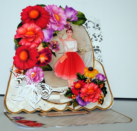 On the Terrace - Easel Card Mini Kit by Kristina Norbat