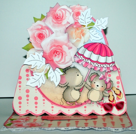 Sharing - Easel Card Mini Kit by Kristina Norbat