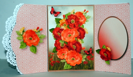 Poppy Profusion - Wrapover Card Mini Kit by Kristina Norbat