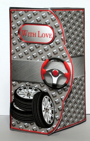 Sports Cars - Wrapover Card Mini Kit by Kristina Norbat