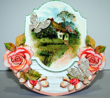 VINTAGE HOUSE rocker card by Kristina Norbat