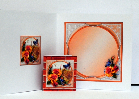 Summer Roses - Decoupage Card Mini Kit by Kristina Norbat