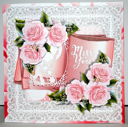 Pink Roses & Lace Mini Kit by Kristina Norbat