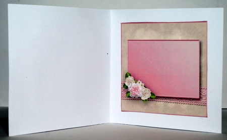 Pink and Cream Posy - Layered Card Mini Kit by Kristina Norbat