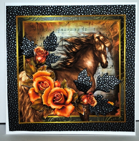 Male  Card  Beautiful Horse Mini Kit by Kristina Norbat