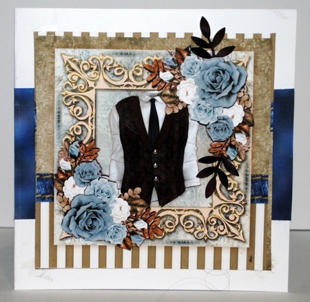 Male Card  Black  jacket  Mini Kit by Kristina Norbat