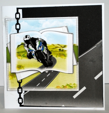 Motorbike Open Book by Kristina Norbat