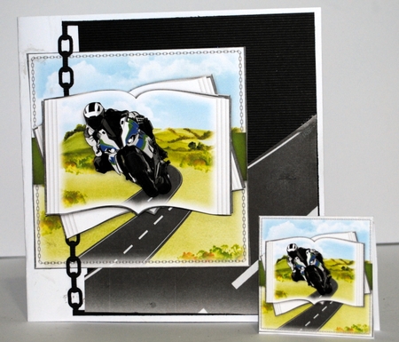 Motorbike Open Book by Kristina Norbat