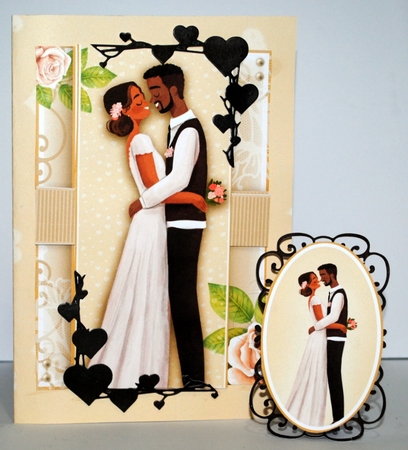 A5 Wedding Couple Mini Kit by Kristina Norbat
