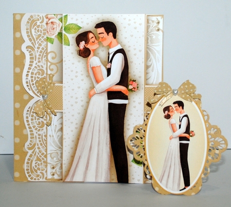 A5 Wedding Couple 2 Mini Kit by Kristina Norbat
