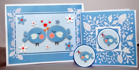 Love Birds A5 Mini Kit by Kristina Norbat