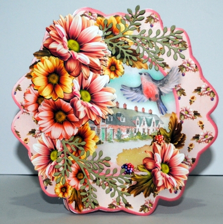 Village Lane - Fancy Hexagon Card Mini Kit by Kristina Norbat