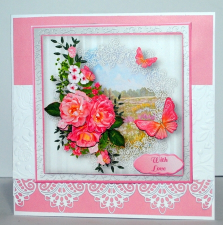 Flower Meadow - Decoupage Card Mini Kit by Kristina Norbat