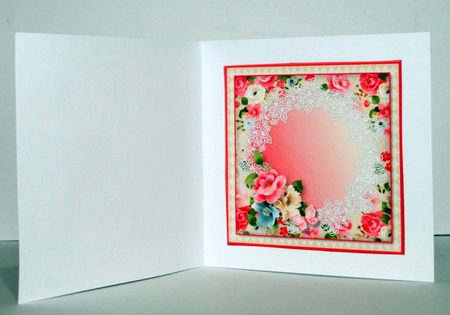 Rosy Cottage- Decoupage Card Mini Kit by Kristina Norbat